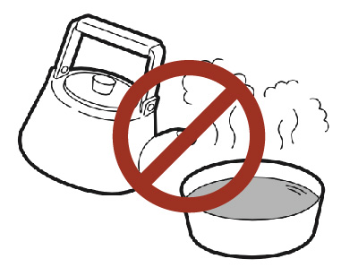 40℃以上のお湯